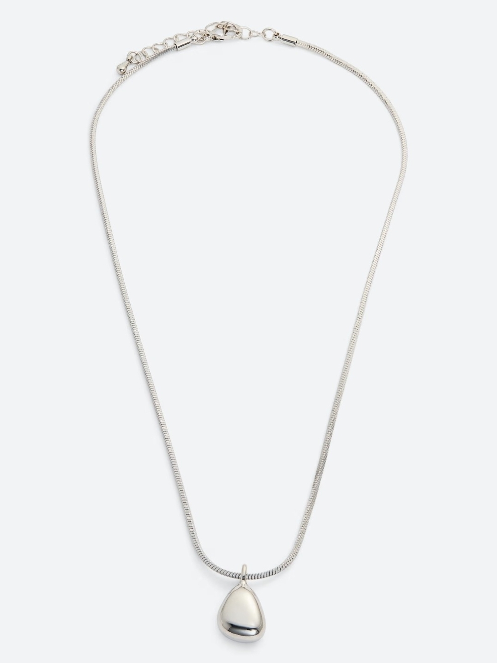 Silver Teardrop Necklace